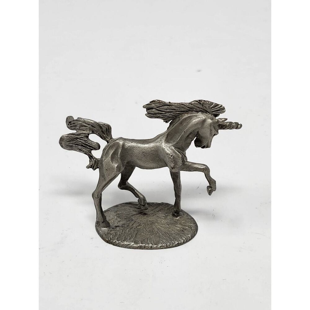 Rawcliffe Pewter Unicorn Figurine R149 Vintage‎ 1980